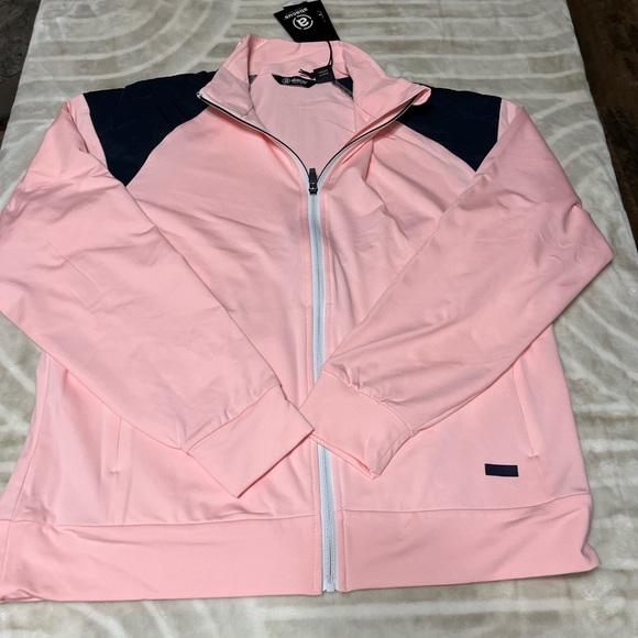 Abacus Jackets & Blazers - Abacus Peach & black thermo midlayer Women's Jacket XL